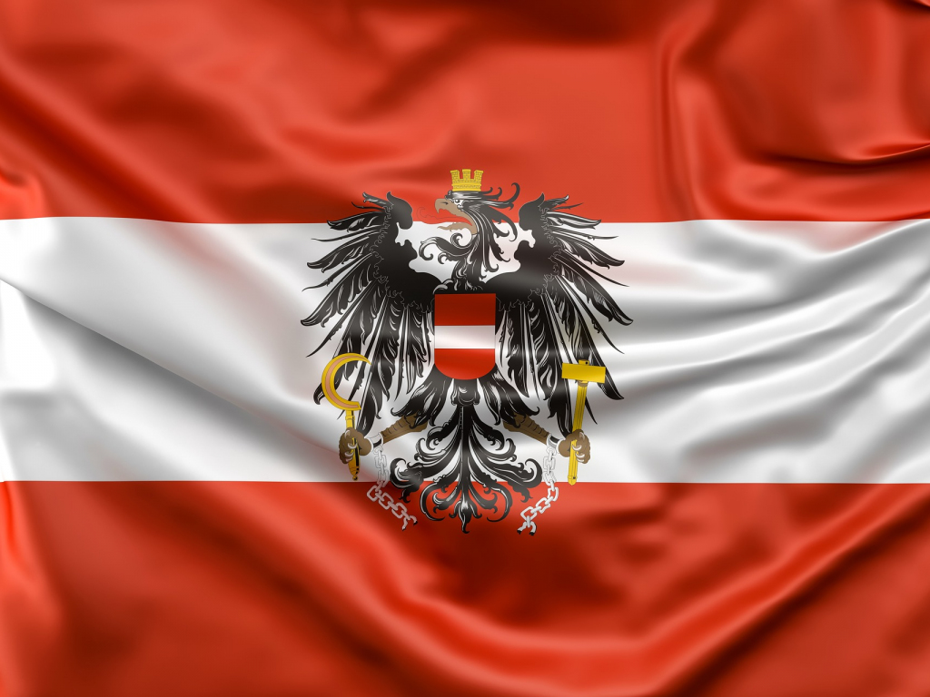 Desktop Wallpaper Flag, Austria, Eagle, Hd Image, Picture ...