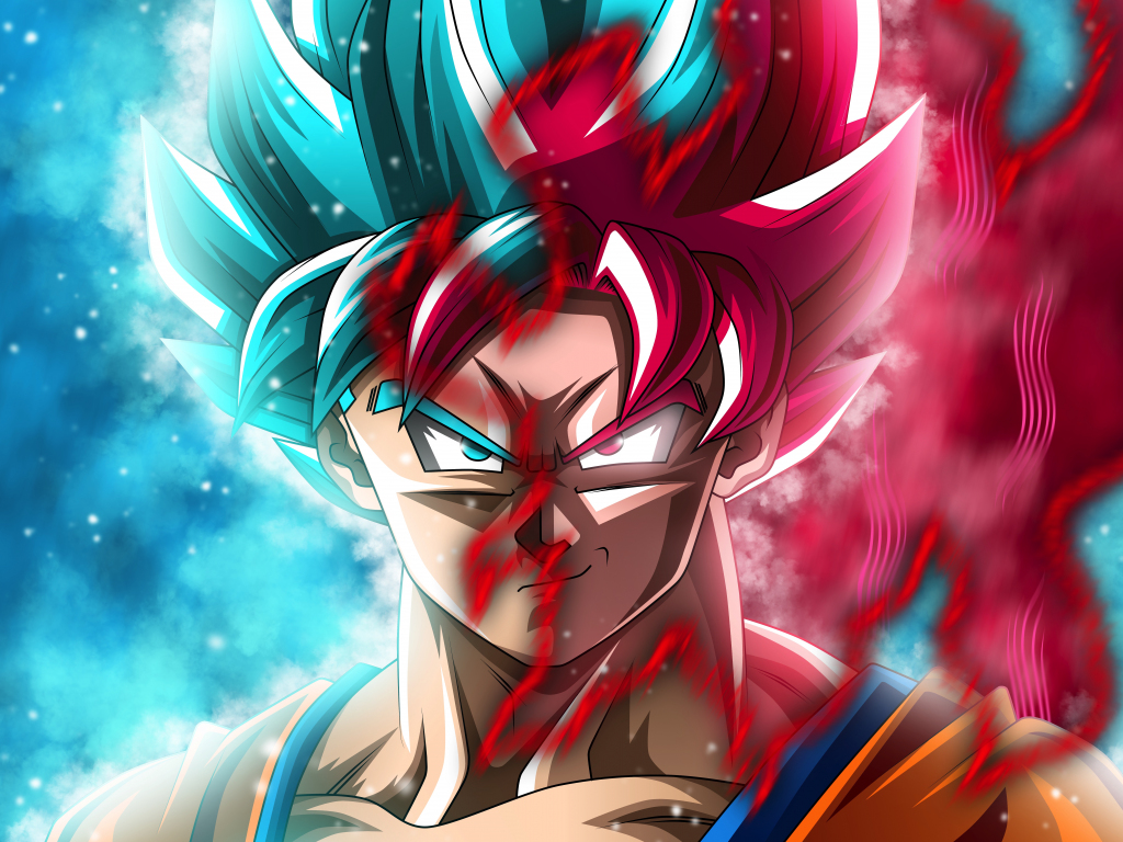 Desktop Wallpaper Goku, Angry Face, Anime Boy, Dragon Ball ...