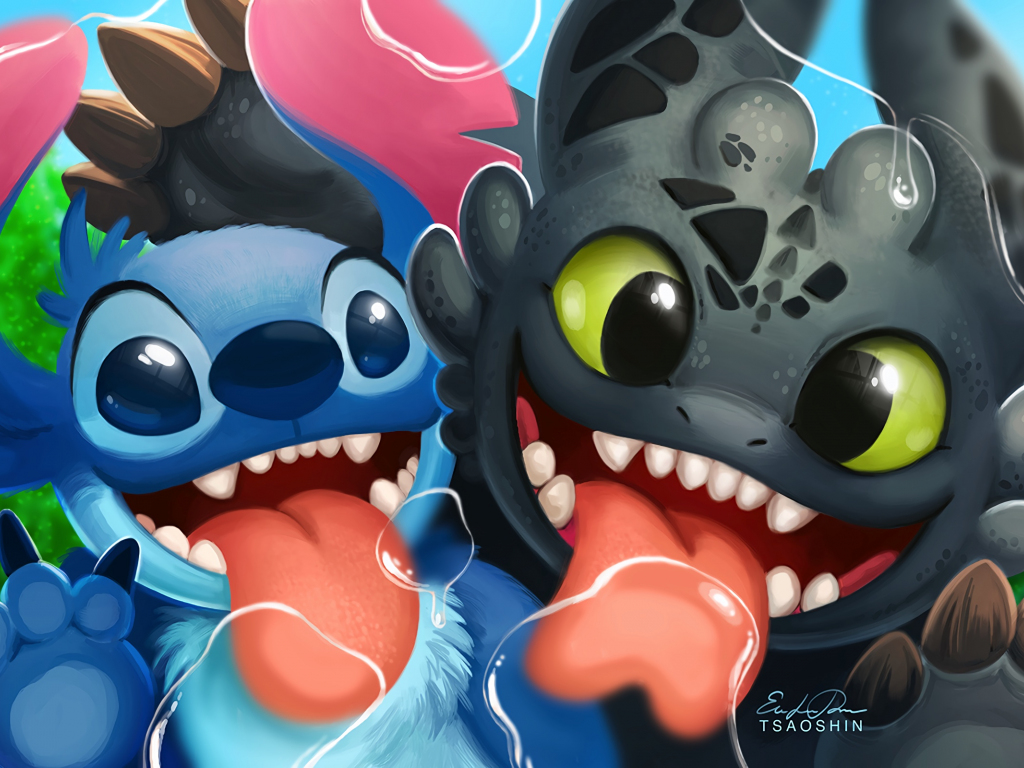 Desktop Wallpaper  Stitch  Lilo And Stitch  Toothless  How 
