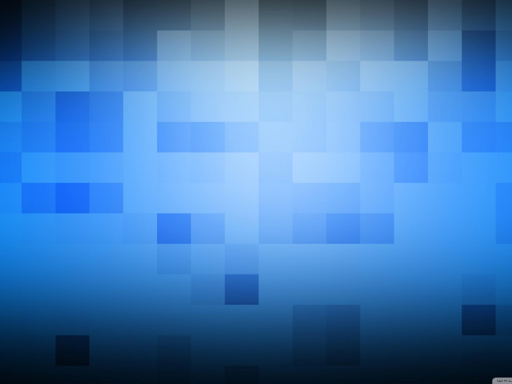 Desktop Wallpaper Blue Pixel Abstract Pattern, Hd Image, Picture ...