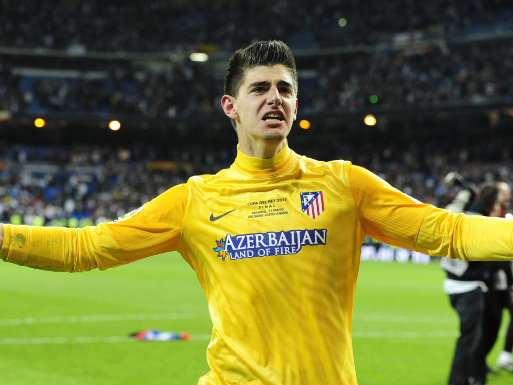 Download 1024x768 Wallpaper Football, Thibaut Courtois, Soccer Player ...