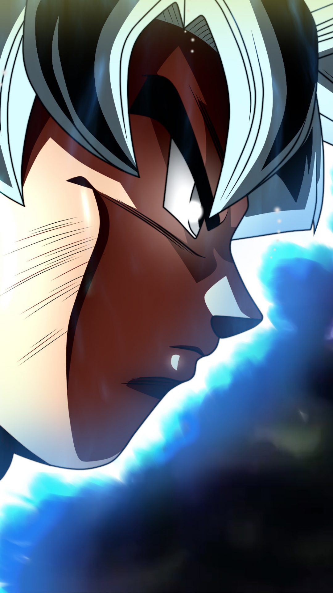Download 1080x1920 Wallpaper Gokus Face Dragon Ball Super 4k