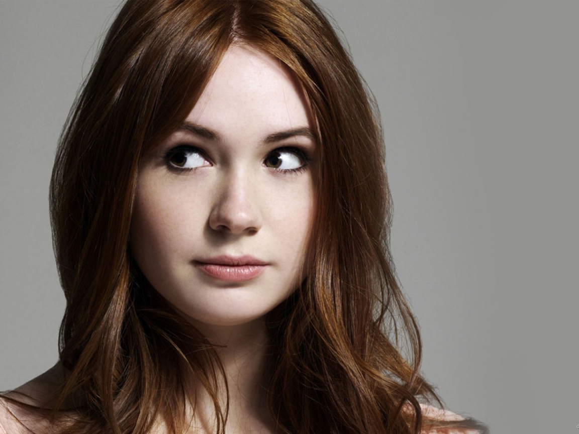 Desktop Wallpaper Actress Karen Gillan, Hd Image, Picture, Background