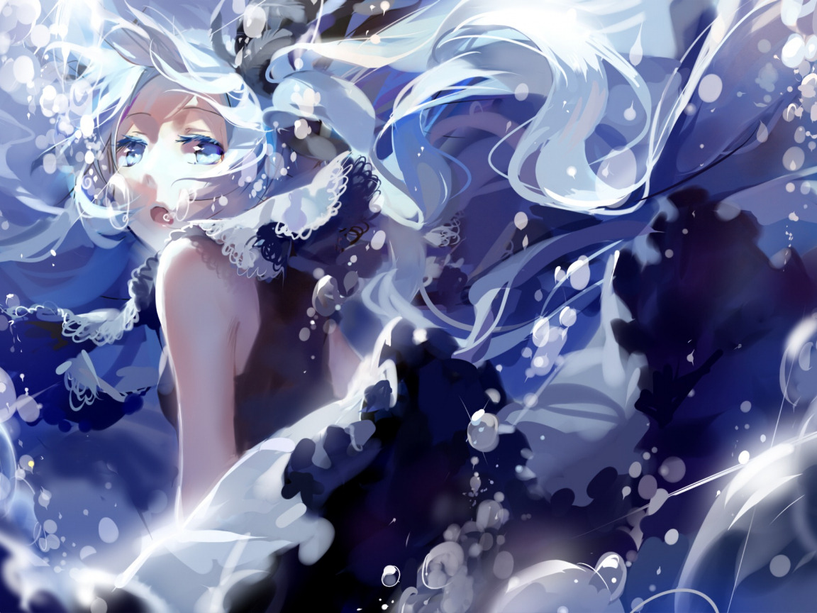 Desktop Wallpaper Hatsune Miku, Anime Girl, Art, Hd Image, Picture ...