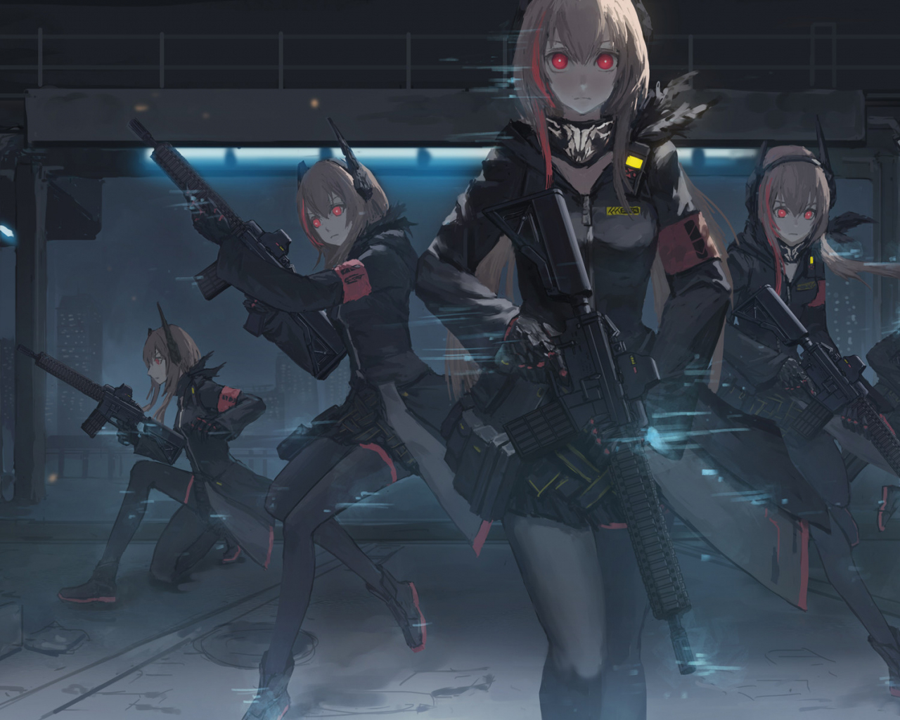 Desktop Wallpaper M4 Sopmod Ii Girls Frontline Anime Girls Hd Image 