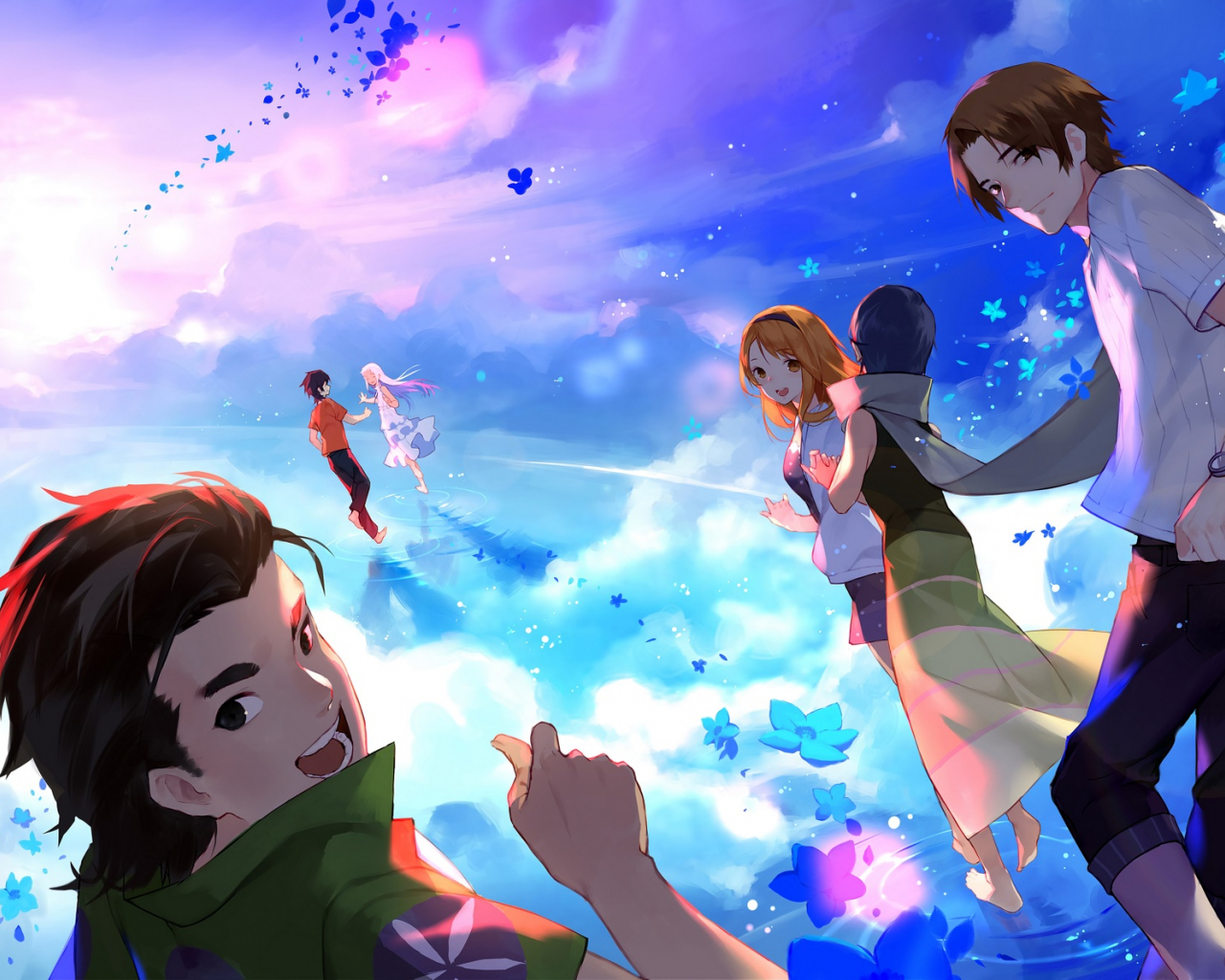 Desktop Wallpaper Anohana Anime Girls And Boys Hd Image Picture Background Abd322