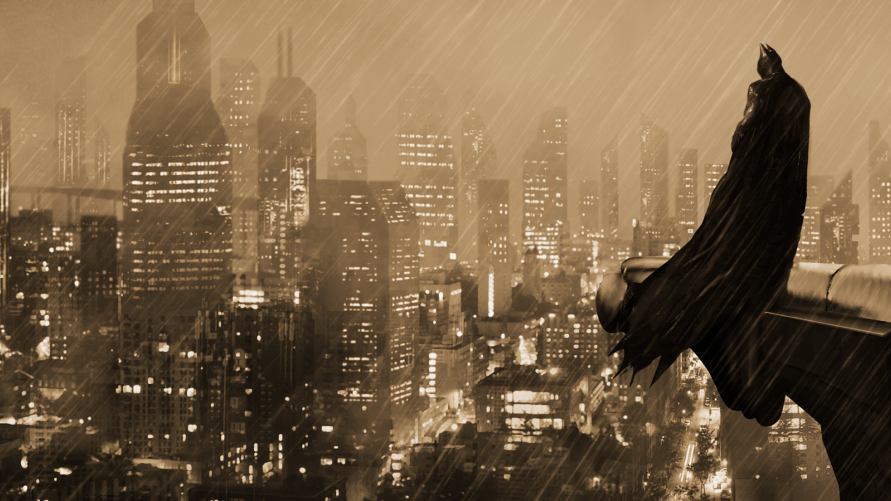 Desktop Wallpaper Batman, The Guardian Of Gotham City, Night, Hd Image ...