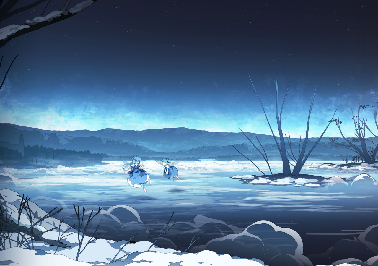 Desktop Wallpaper Touhou Anime Nature, Hd Image, Picture, Background, Z ...