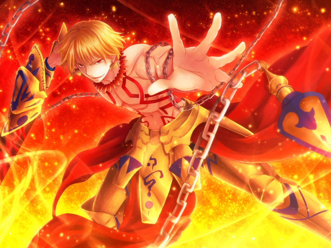 Desktop Wallpaper Gilgamesh Fate Stay Night Anime Hd Image Picture Background Akcihr