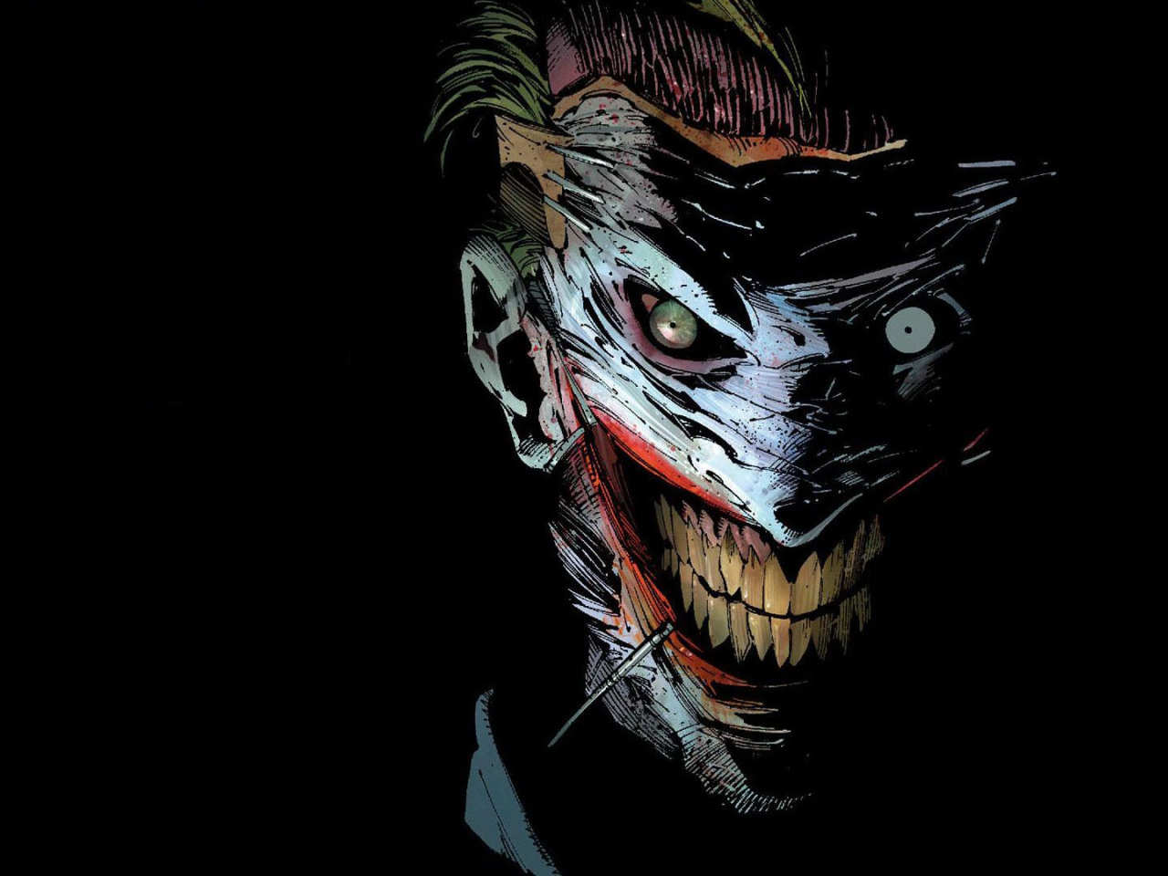 Desktop Wallpaper Batman, Dc Comics, The Joker Artwork, Hd Image