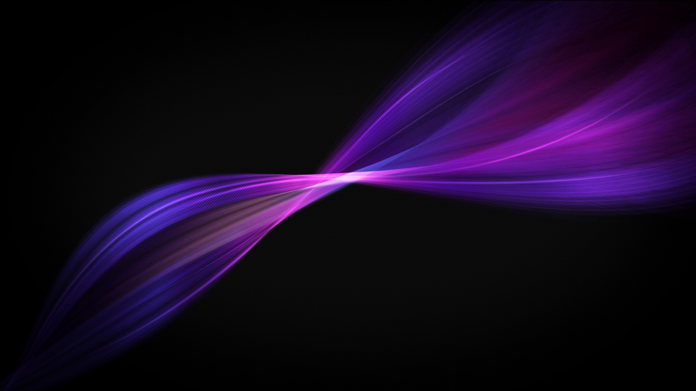Download 1366x768 Wallpaper Black Background Line Violet Color Graphics ...