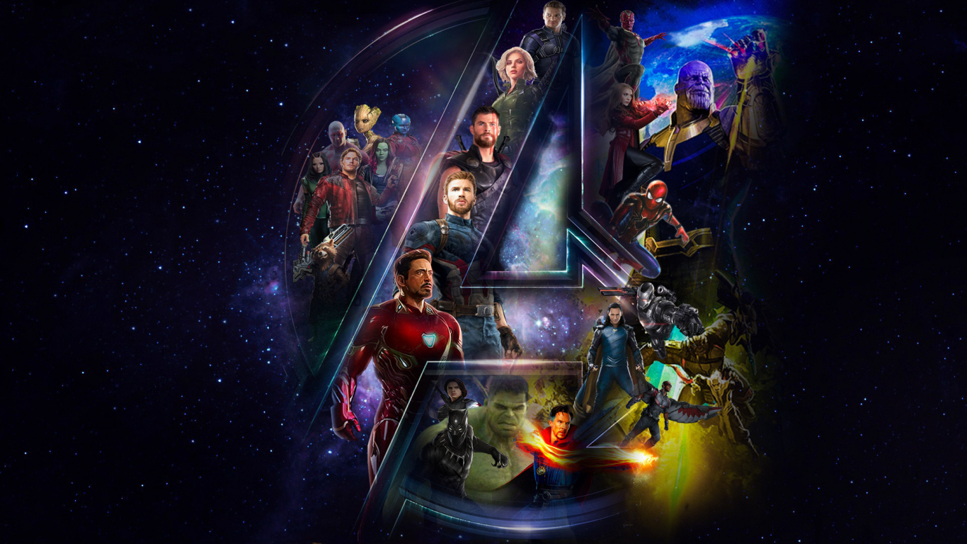 download 1366x768 wallpaper avengers infinty war poster 2018 tablet laptop 1366x768 hd image background 27897 picstatio