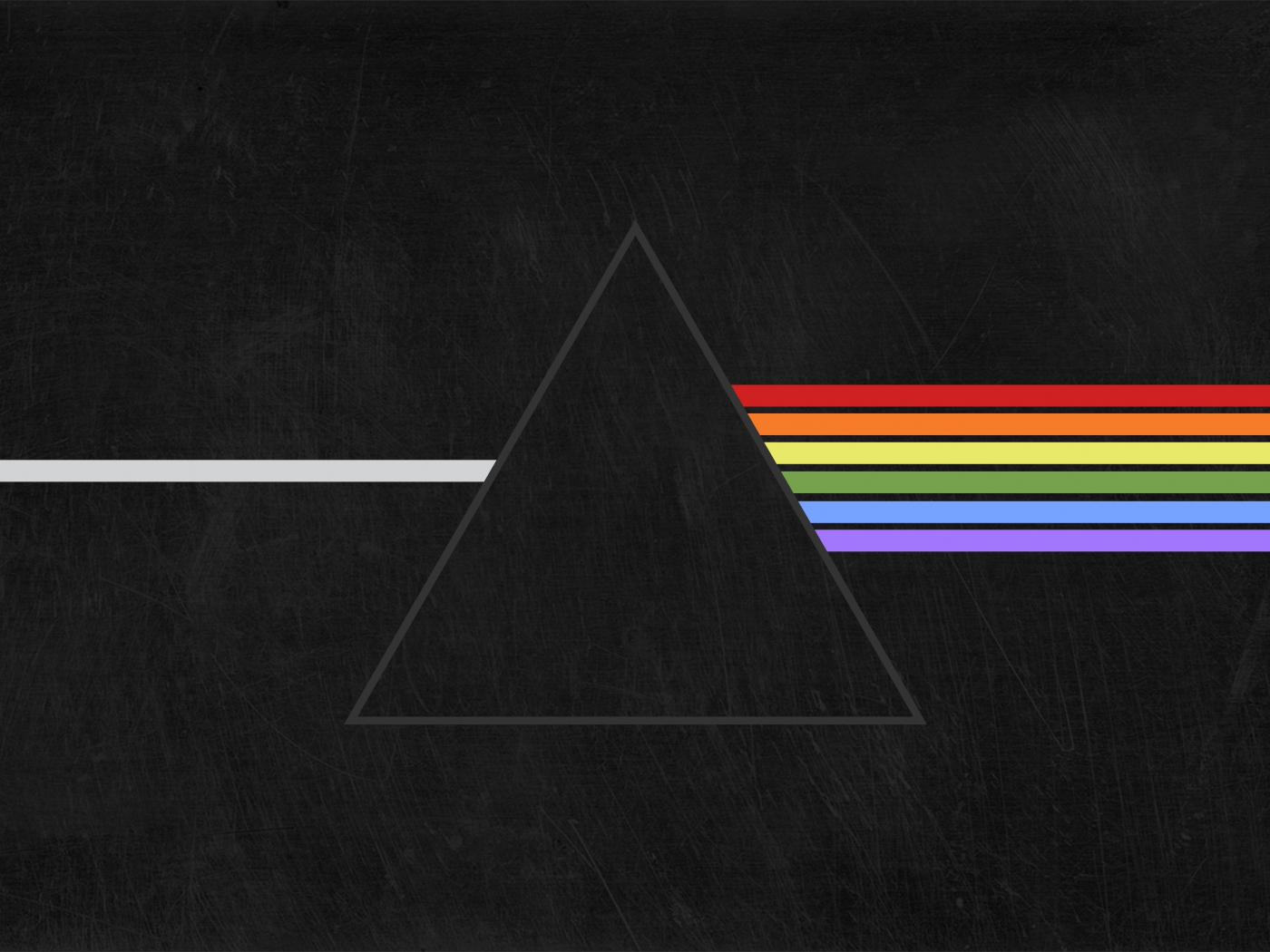 Desktop Wallpaper Pink Floyd, Prism, Minimal, Hd Image, Picture
