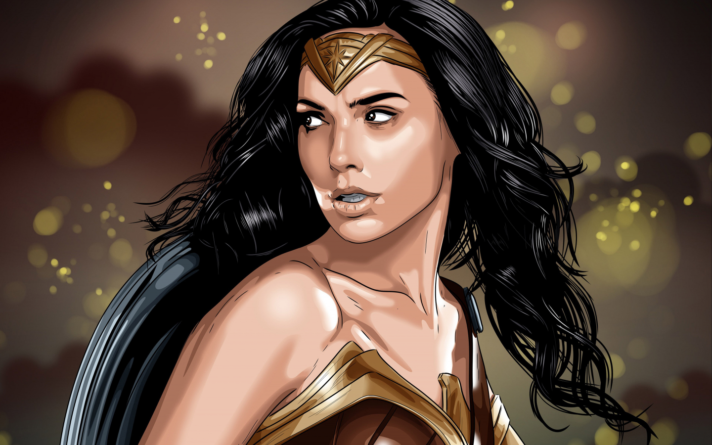 Desktop Wallpaper Wonder Woman, Superhero, Justice League, Art, Hd ...