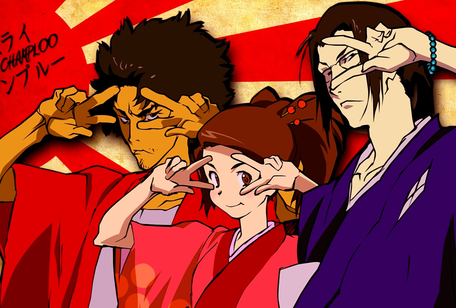 Desktop Wallpaper Jin Mugen Fuu Of Samurai Champloo Anime Hd Image Picture Background S8jri4