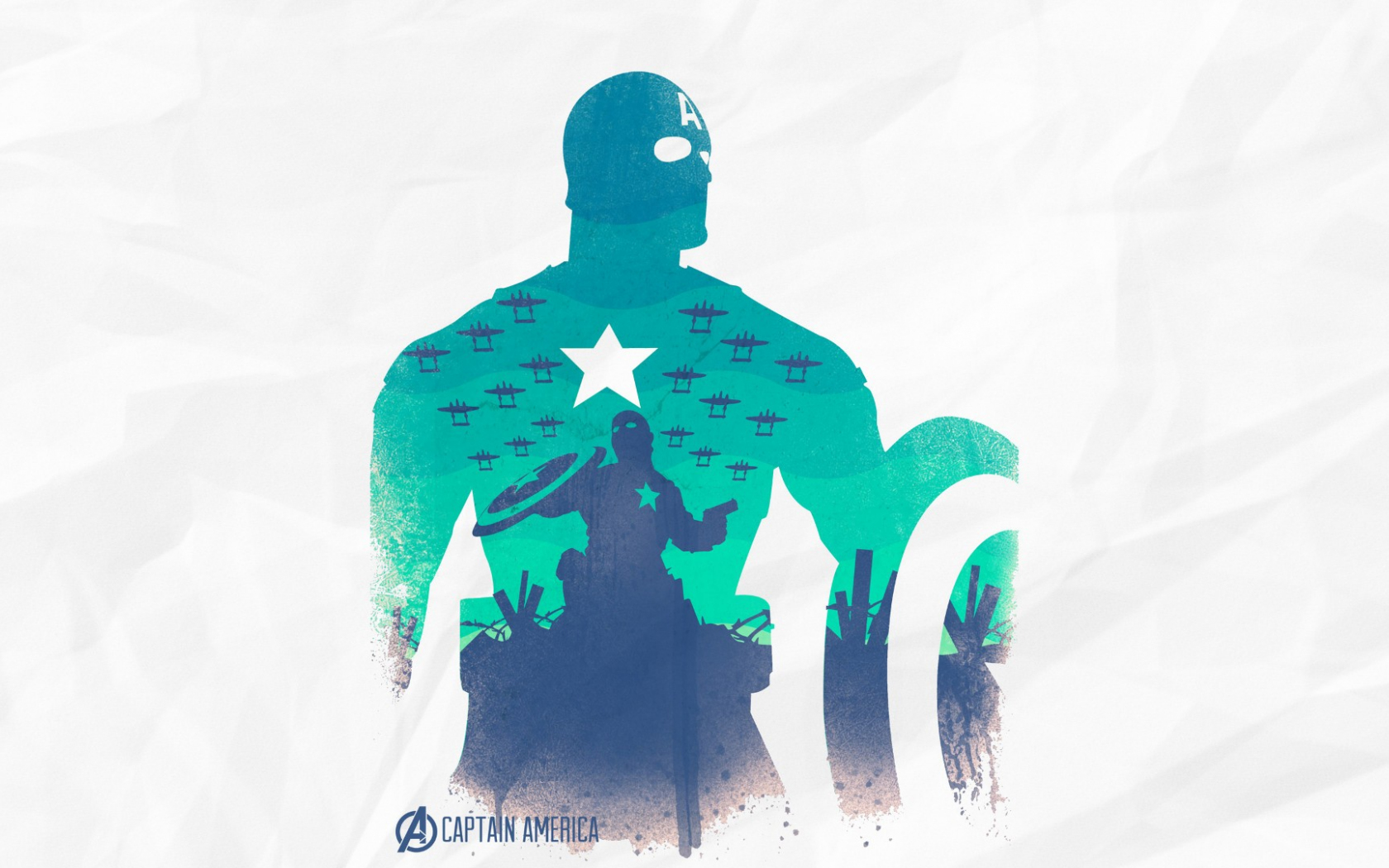 Desktop Wallpaper First Avenger, Captain America Artwork, Hd Image