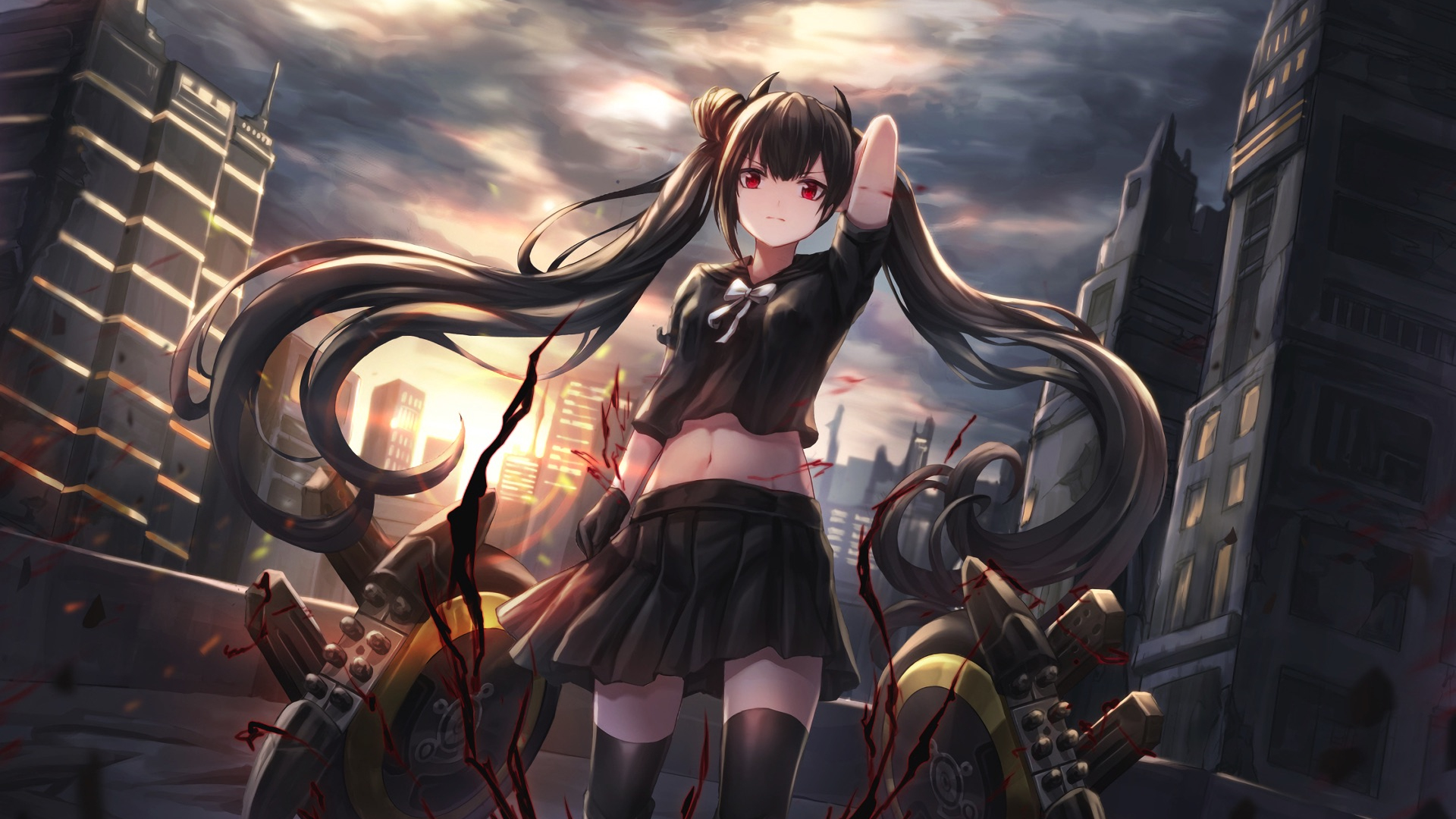 Download 1920x1080 Wallpaper Anime Girl Long Hair Girls Frontline Full Hd Hdtv Fhd 1080p 3989