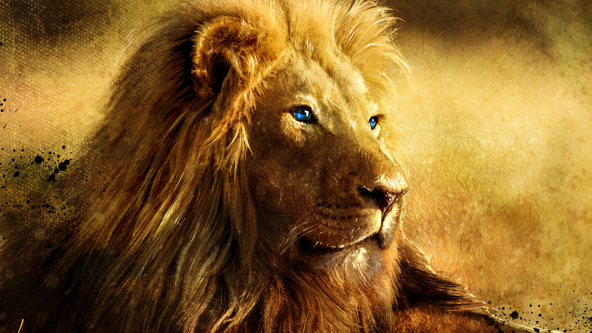 Desktop Wallpaper Beast, King Of Animal, Lion, Art, Hd Image, Picture ...