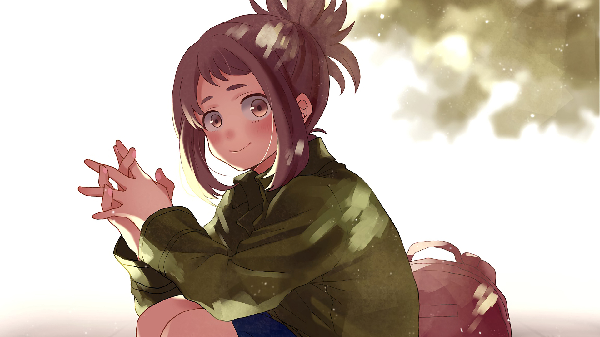 Desktop Wallpaper Cute Anime Girl Ochako Uraraka Boku No Hero