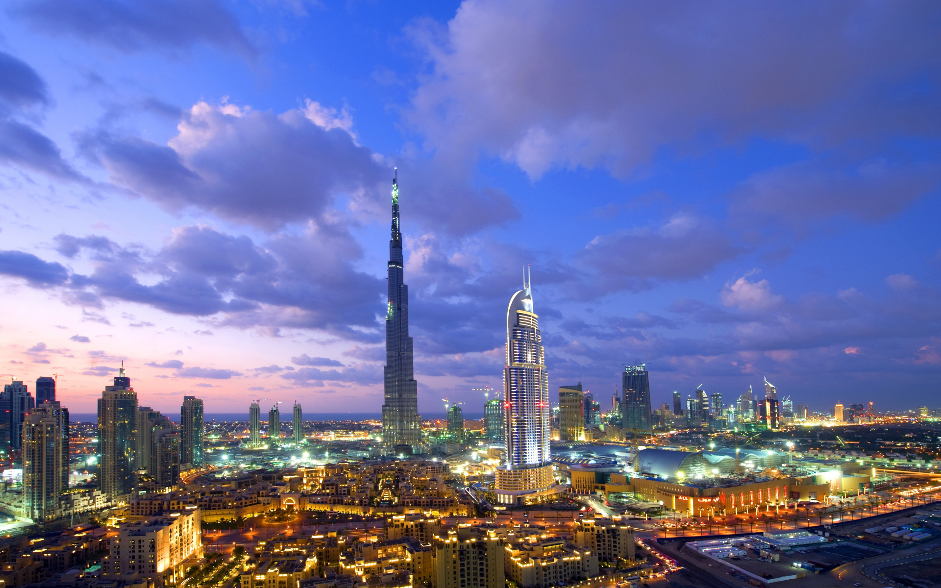 Desktop Wallpaper Burj Khalifa Of Dubai City, Hd Image, Picture
