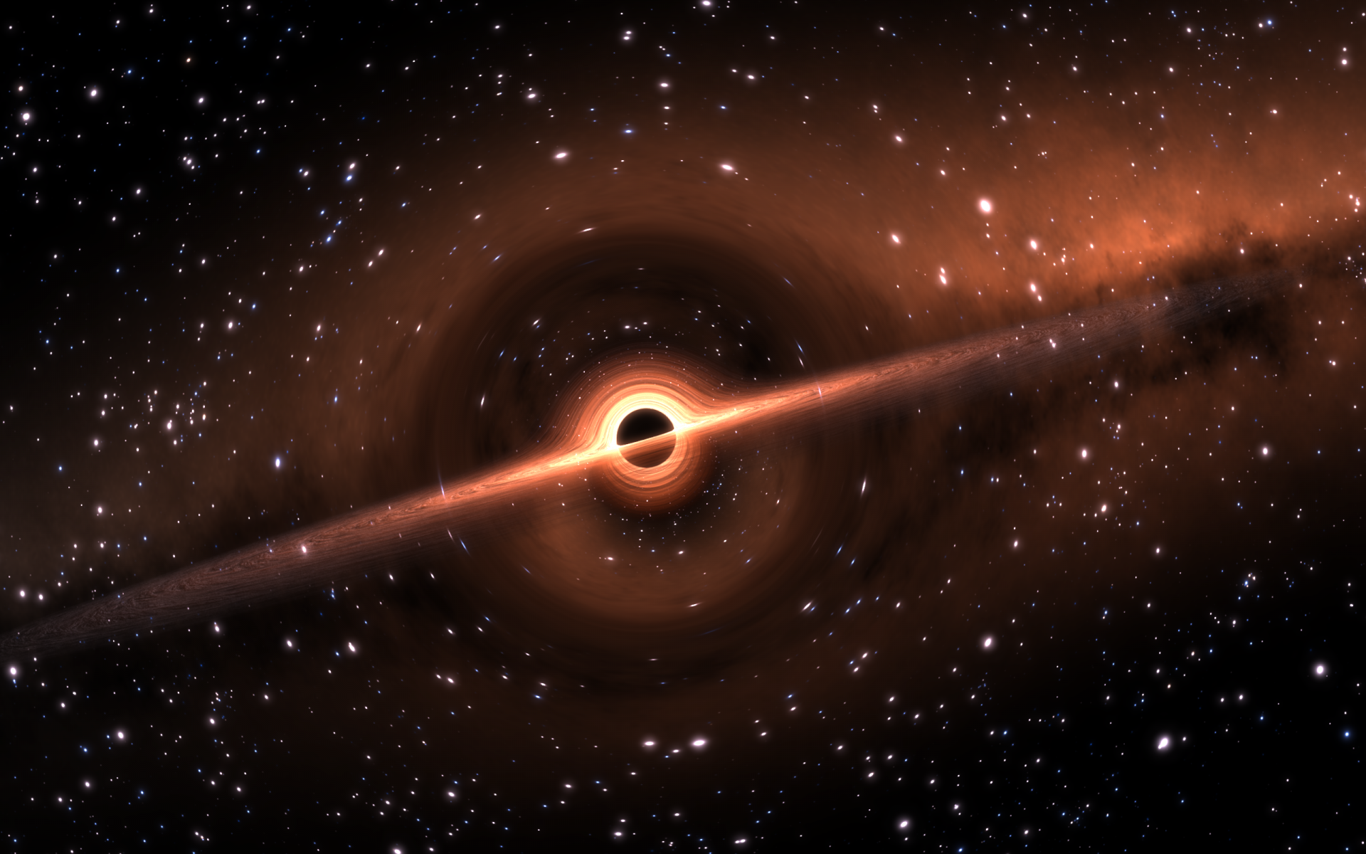Black Hole in Space Wallpaper