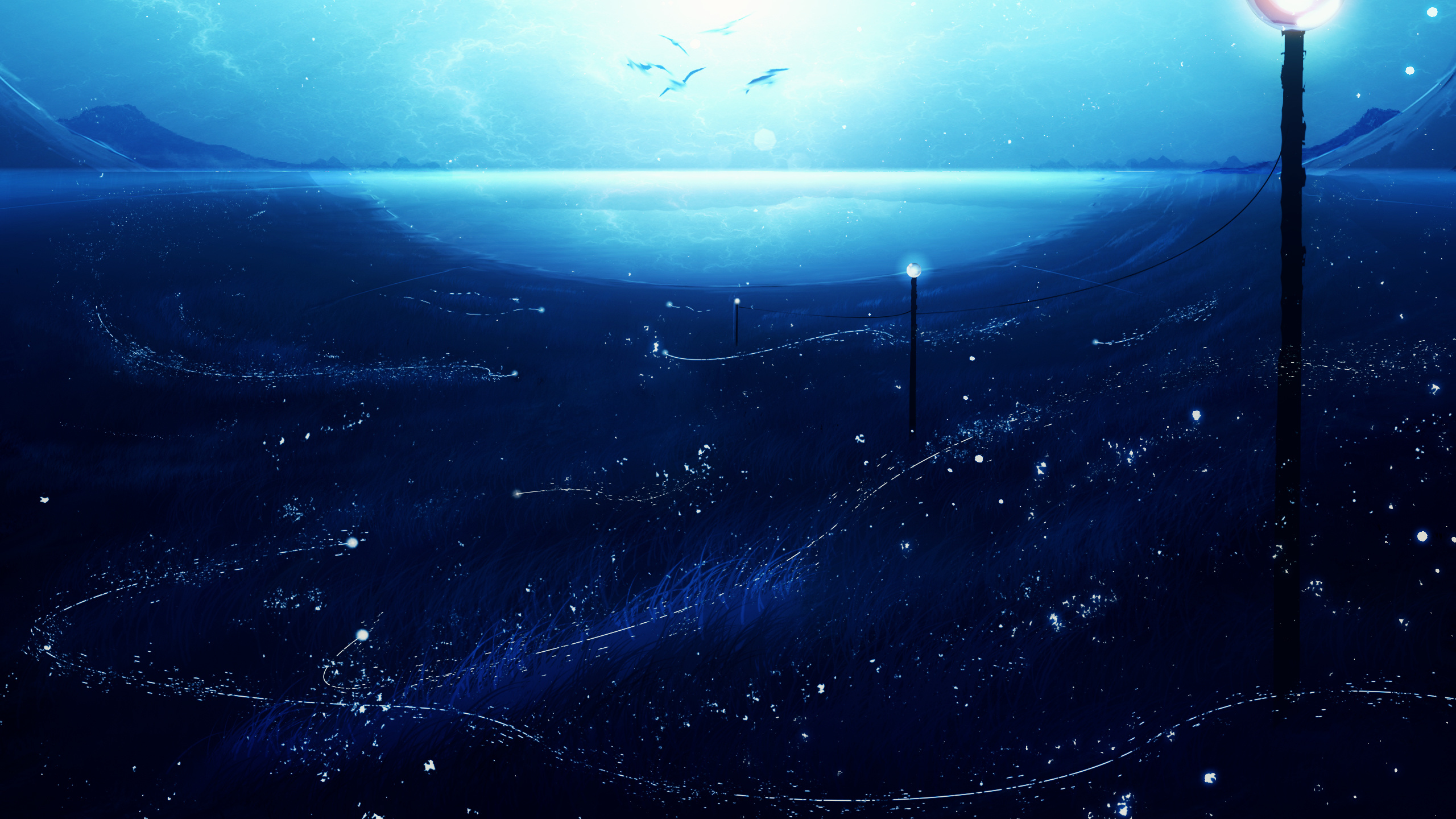 Desktop Wallpaper Anime Original Landscape Night Hd Image Picture Background 7a43c8