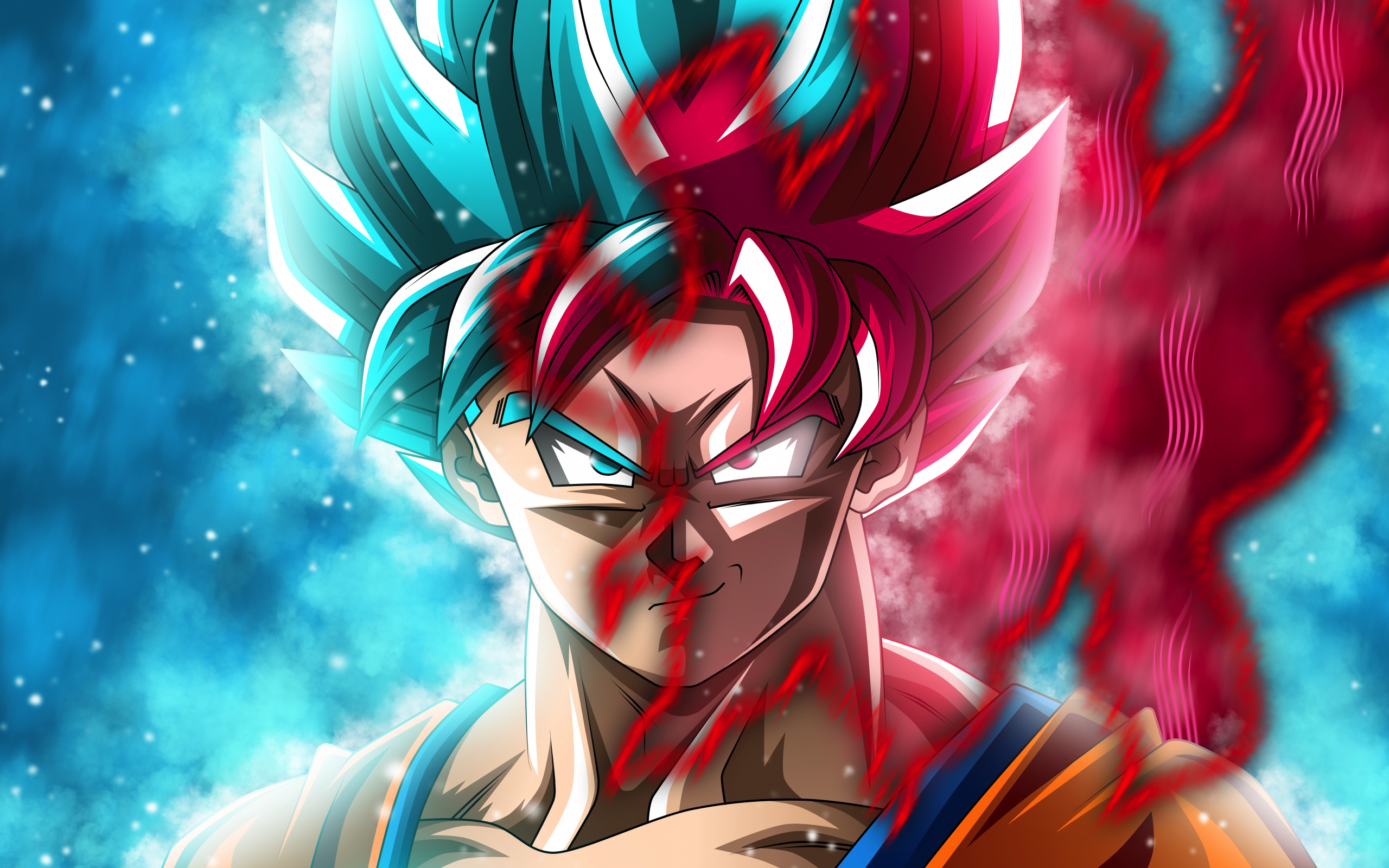 Desktop Wallpaper Goku Angry Face Anime Boy Dragon Ball Hd Image