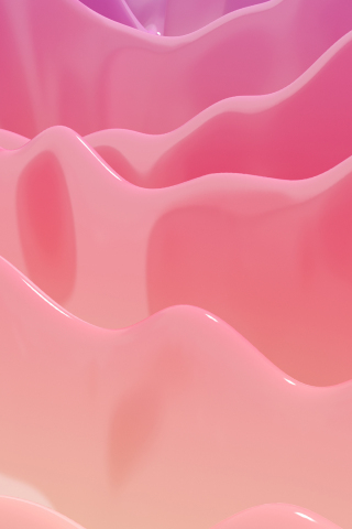 320x480 wallpaper Pink liquid, flower, abstract, stock