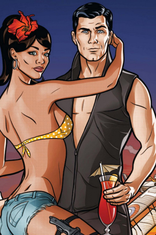 320x480 wallpaper Archer, animated tv show, tv series