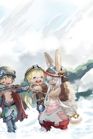 320x480 wallpaper Made in abyss, anime