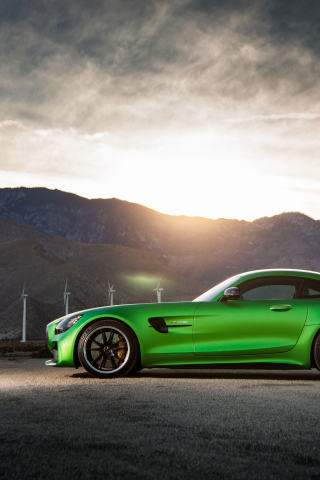 Download 240x320 Wallpaper Mercedes Amg Gt R, Side View, 4k, Old Mobile,  Cell Phone, Smartphone, 240x320 Hd Image, Background, 30213