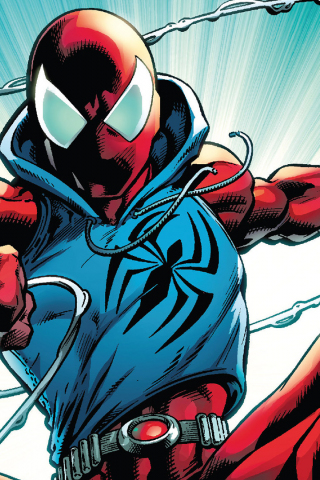 320x480 wallpaper Spider-man, dc comics, mask, web