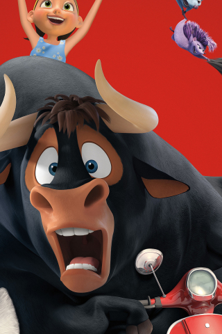 320x480 wallpaper Ferdinand, best animated movie, 2017, bullock