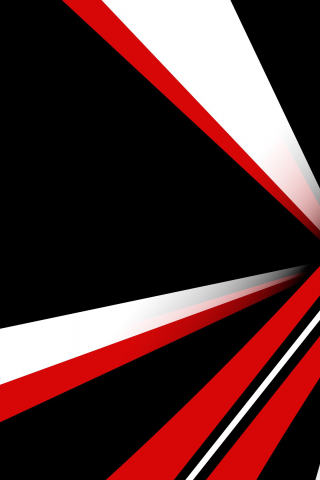320x480 wallpaper Minimal, abstract, red-white, stripes