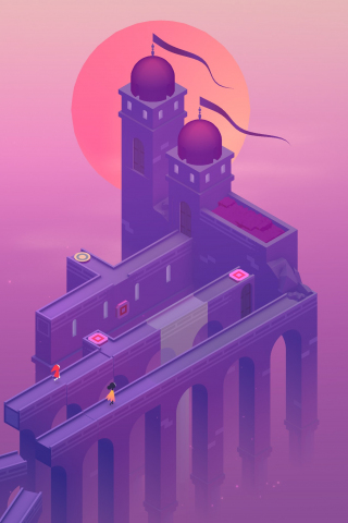 320x480 wallpaper Monument valley 2, gaming, video