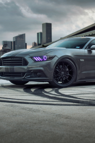 320x480 wallpaper Ford mustang, 5k, muscle car