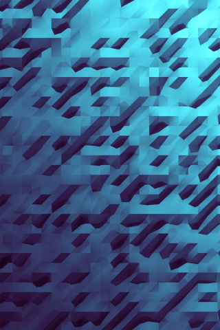 320x480 wallpaper Aquamarine, abstract, pattern, 4k