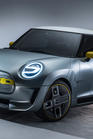 320x480 wallpaper Mini Electric Concept, 2017 modern car, front