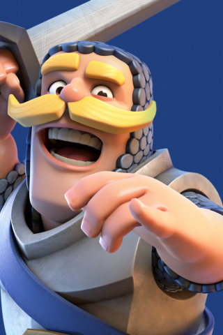 320x480 wallpaper Clash royale, soldier, mobile game