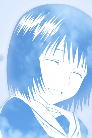 320x480 wallpaper Cute, smile, Misaki Nakahara, anime girl