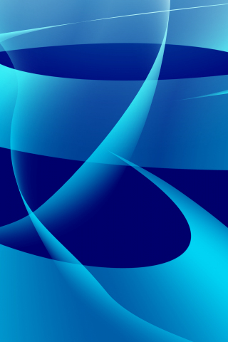 320x480 wallpaper Blue, abstract, blue background, 4k