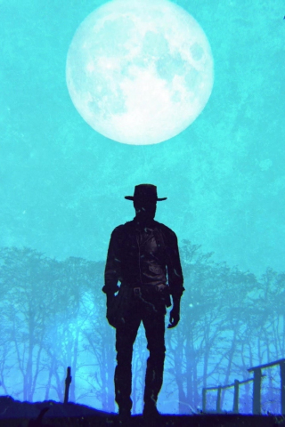 320x480 wallpaper Game, silhouette, The Walking Dead, 2020