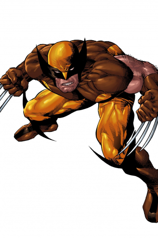 320x480 wallpaper Wolverine, x-men, minimal, superhero