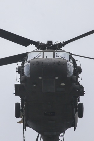 320x480 wallpaper Sikorsky UH-60 Black Hawk, military, helicopter