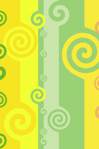 320x480 wallpaper Rings, circles, abstract, colorful design, pattern