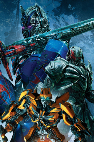 320x480 wallpaper Bumblebee, Megatron, Optimus prime, cyborgs