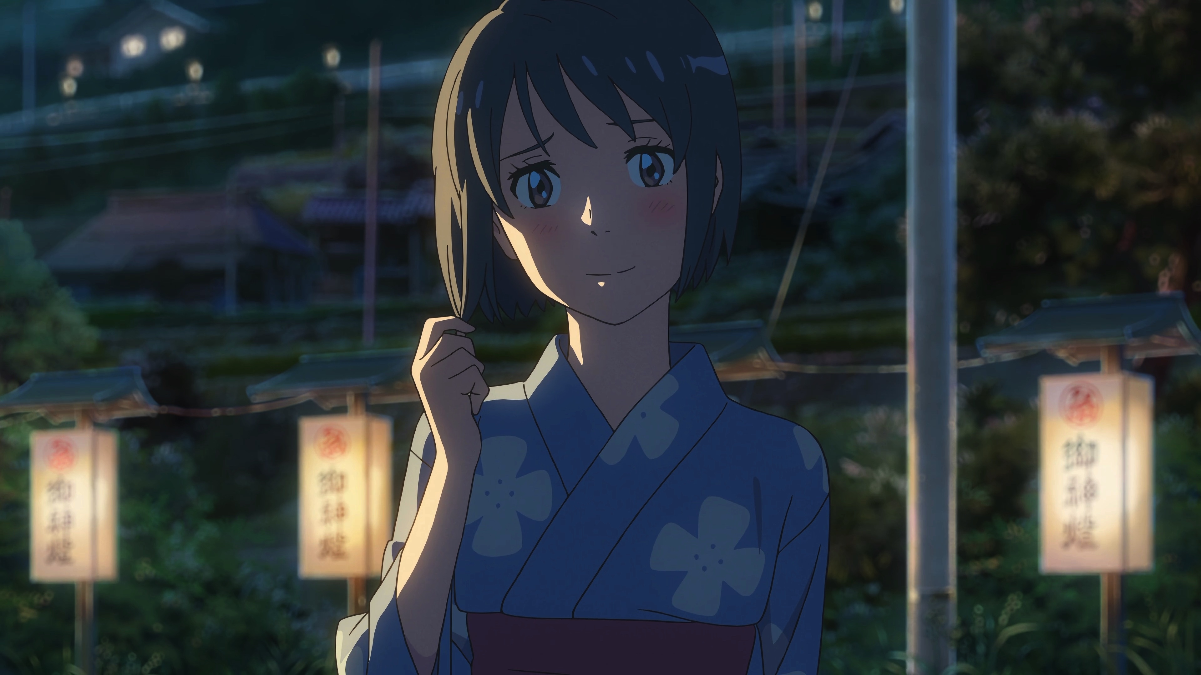 Desktop Wallpaper Makoto Shinkai Your Name Anime Cute Anime Girl Hd Image Picture Background 9b55