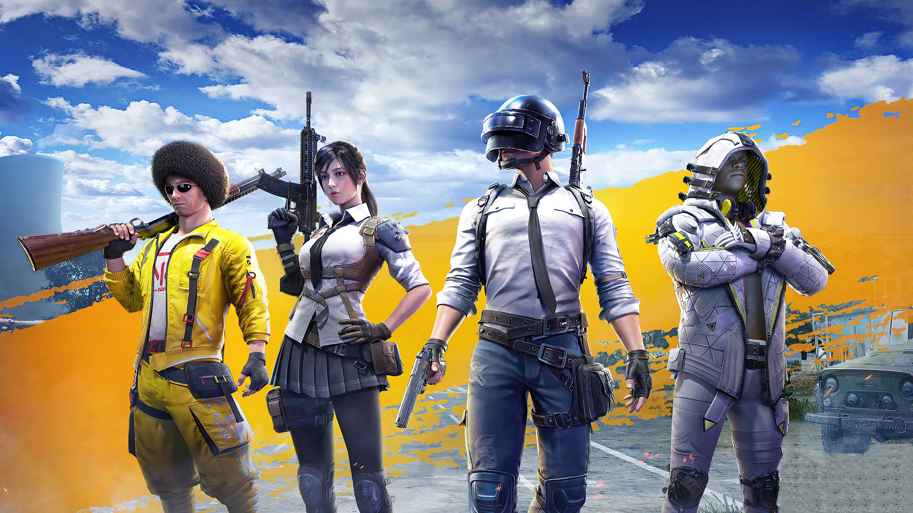 Download 3840x2160 Wallpaper 2020 Game, Pubg Game, Main Characters, 4 K,  Uhd 16:9, Widescreen, 3840x2160 Hd Image, Background, 34177