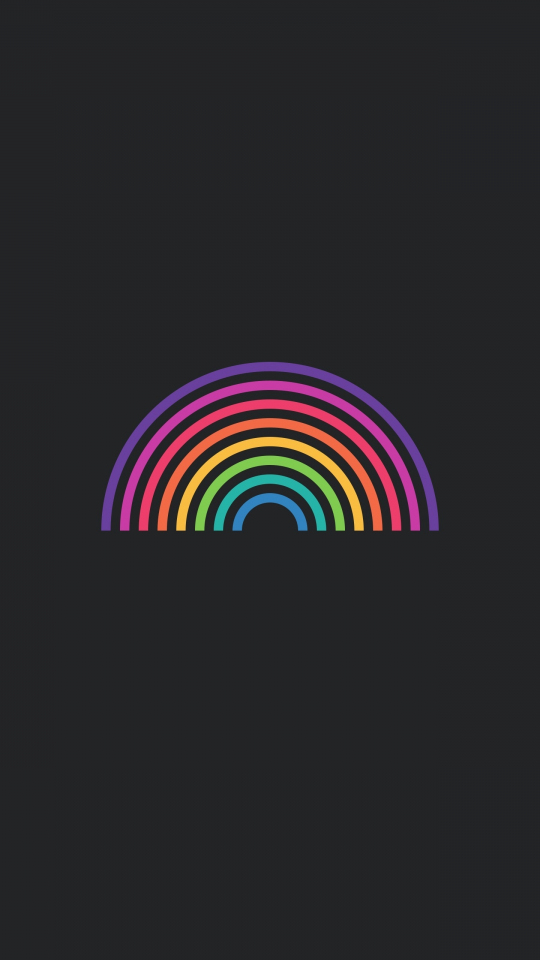 Download 540x960 Wallpaper Minimal Colorful Rainbow Abstract