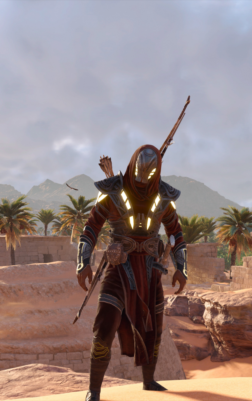 Download 840x1336 Wallpaper Assassins Creed Origins Desert